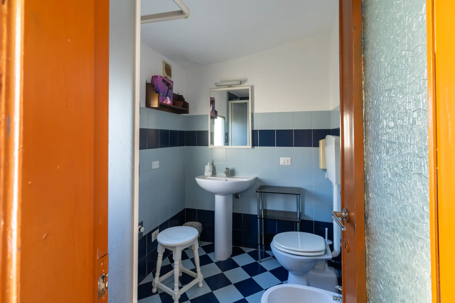 Bagno privato dell'Appartamento 1 del B&B Gandini a Melegnano