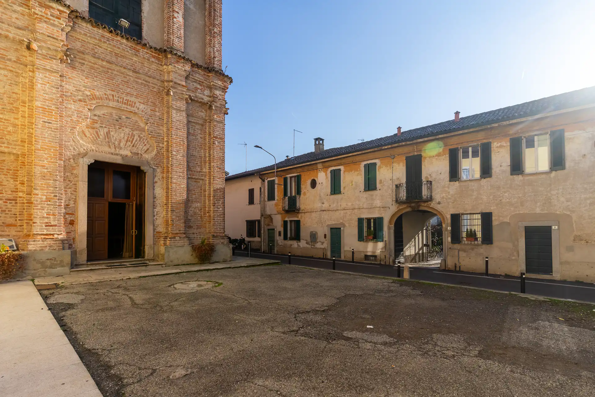 Vista esterna del B&B Gandini a Melegnano, alloggio vicino Milano